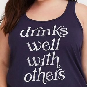 Torrid Drinks Well With Others Tank Top